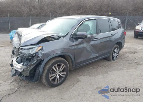 2018 Honda Pilot Ex-L from USA, damaged, VIN 5FNYF6H56JB028571